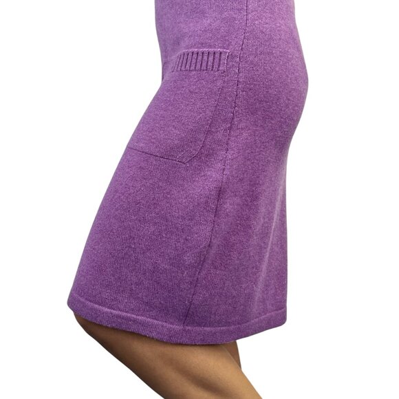 CHANEL Vintage P44445 CC Turnlock Logo Sweater Dress #34 Cashmere [106210] - Picture 4 of 12